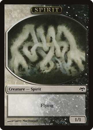 Spirit Token (Black/White) [Eventide Tokens] | GnG Games