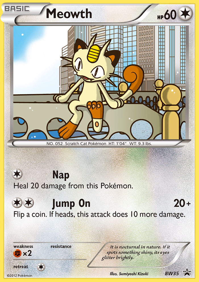 Meowth (BW35) [Black & White: Black Star Promos] | GnG Games