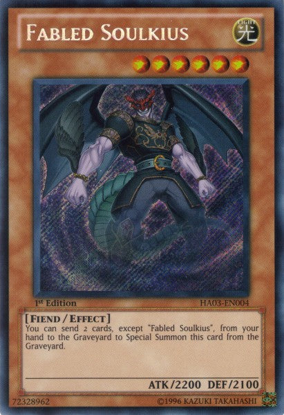 Fabled Soulkius [HA03-EN004] Secret Rare | GnG Games