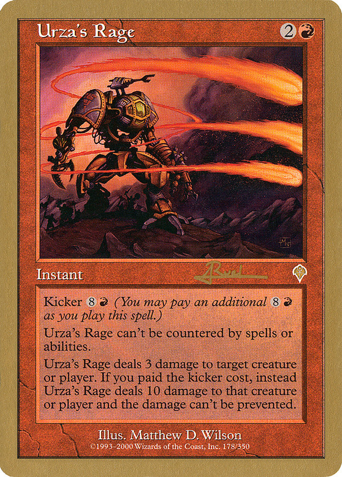 Urza's Rage (Antoine Ruel) [World Championship Decks 2001] | GnG Games