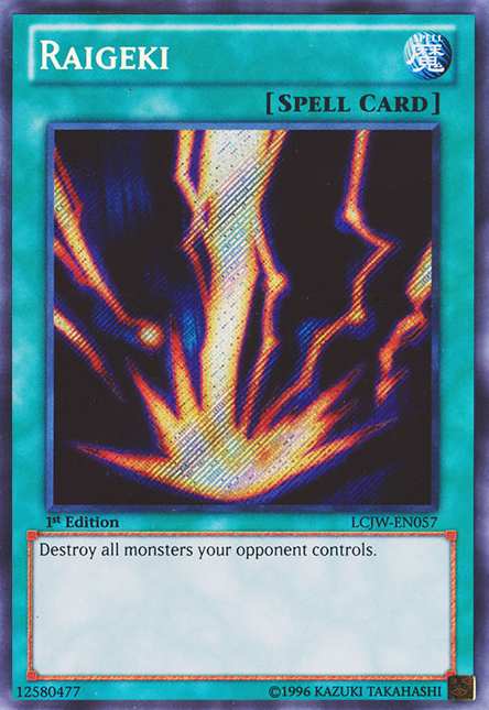 Raigeki [LCJW-EN057] Secret Rare | GnG Games