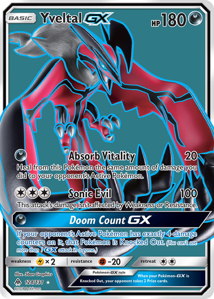 Yveltal GX (124/131) [Sun & Moon: Forbidden Light] | GnG Games