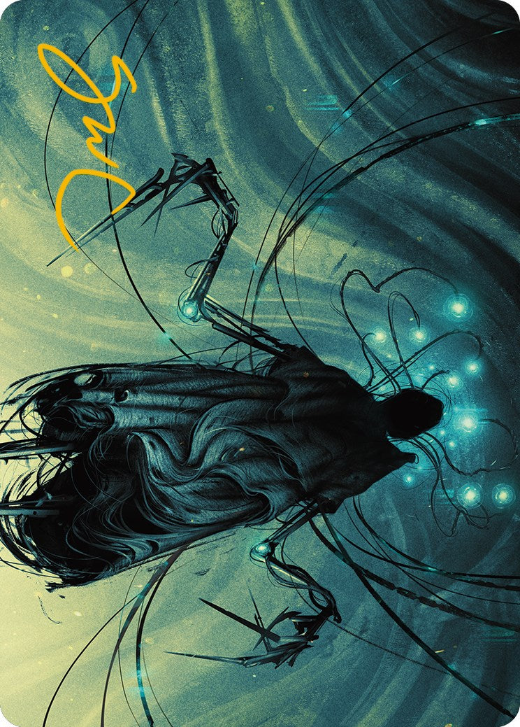 Ichor Synthesizer Art Card (Gold-Stamped Signature) [Phyrexia: All Will Be One Art Series] | GnG Games