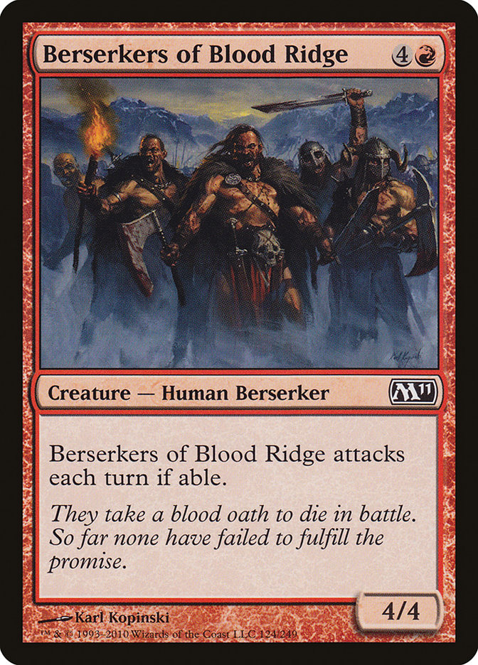 Berserkers of Blood Ridge [Magic 2011] | GnG Games