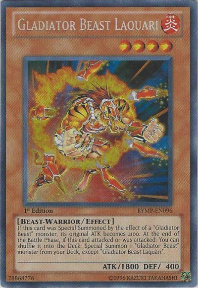 Gladiator Beast Laquari [RYMP-EN096] Secret Rare | GnG Games