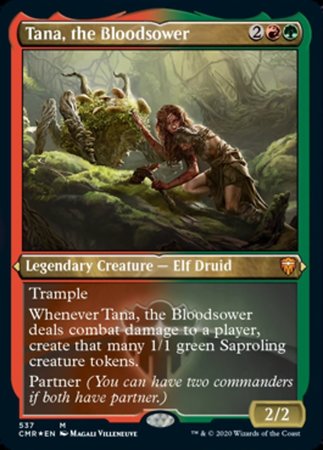 Tana, the Bloodsower (Foil Etched) [Commander Legends] | GnG Games