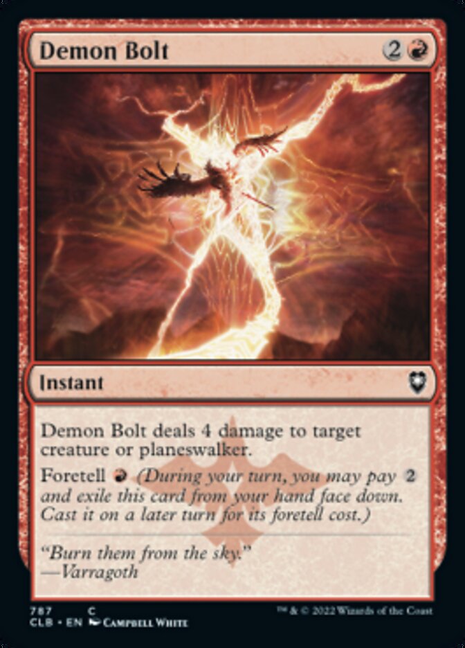 Demon Bolt [Commander Legends: Battle for Baldur's Gate] | GnG Games