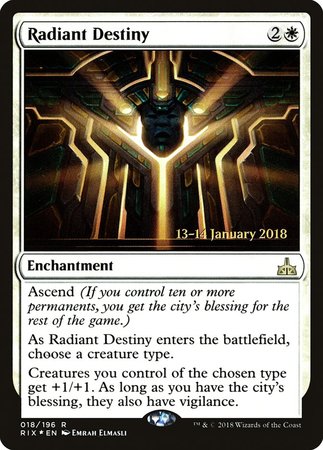 Radiant Destiny [Rivals of Ixalan Promos] | GnG Games