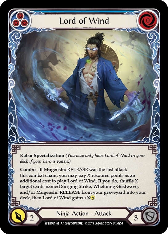 Lord of Wind [WTR081-M] Alpha Print Rainbow Foil | GnG Games