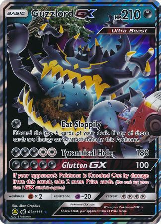 Guzzlord GX (63a/111) (Jumbo Card) [Sun & Moon: Crimson Invasion] | GnG Games
