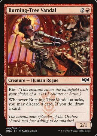 Burning-Tree Vandal [Ravnica Allegiance] | GnG Games