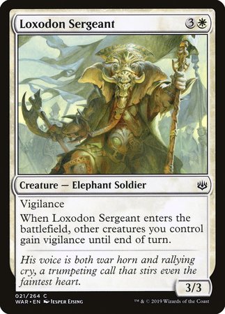 Loxodon Sergeant [War of the Spark] | GnG Games