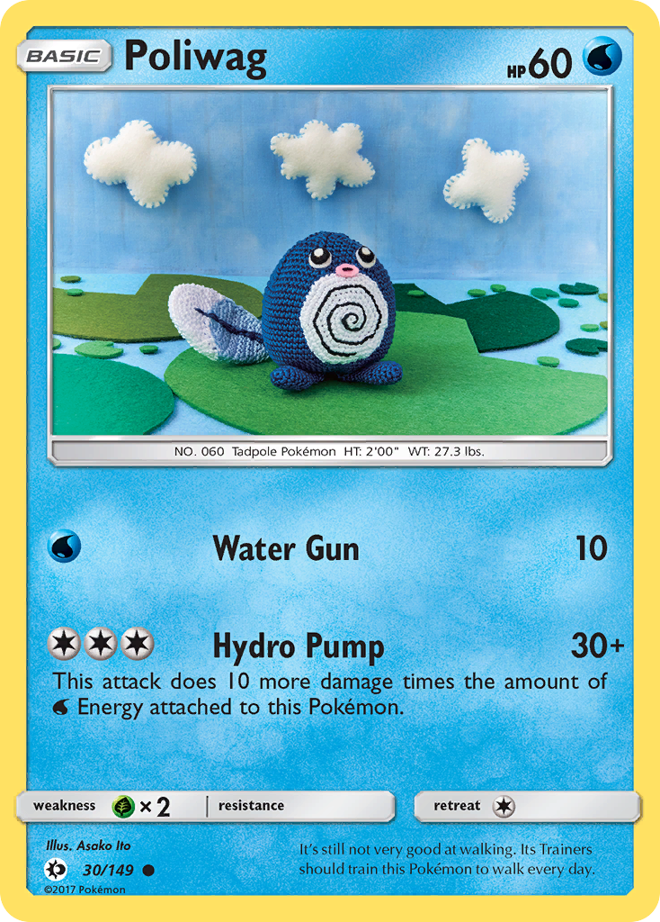 Poliwag (30/149) [Sun & Moon: Base Set] | GnG Games