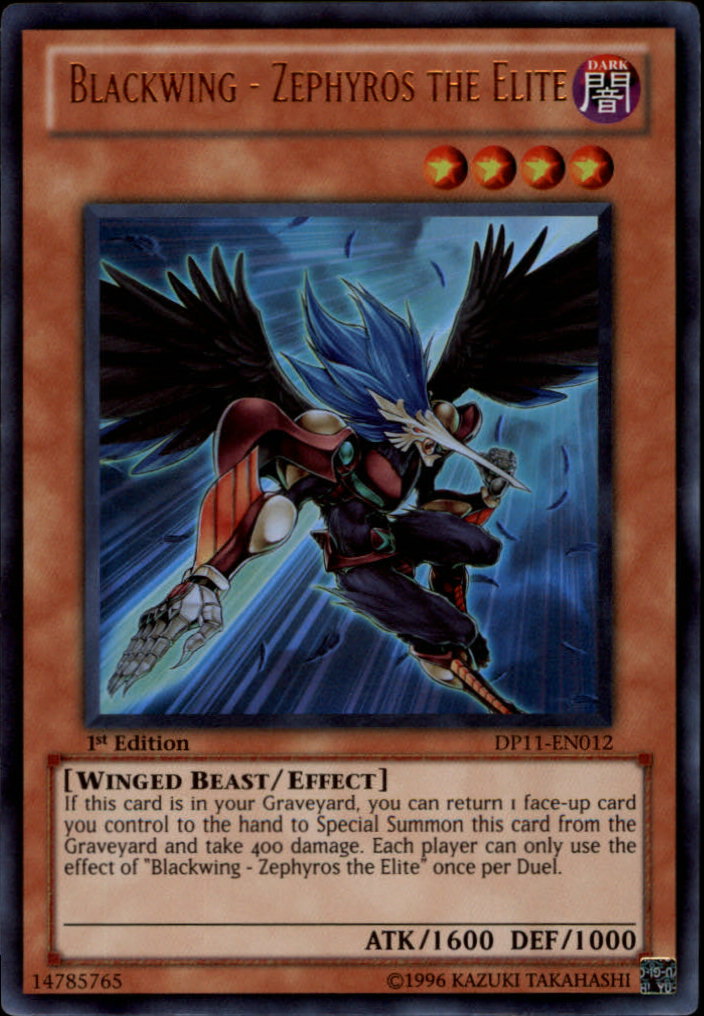 Blackwing - Zephyros the Elite [DP11-EN012] Ultra Rare | GnG Games