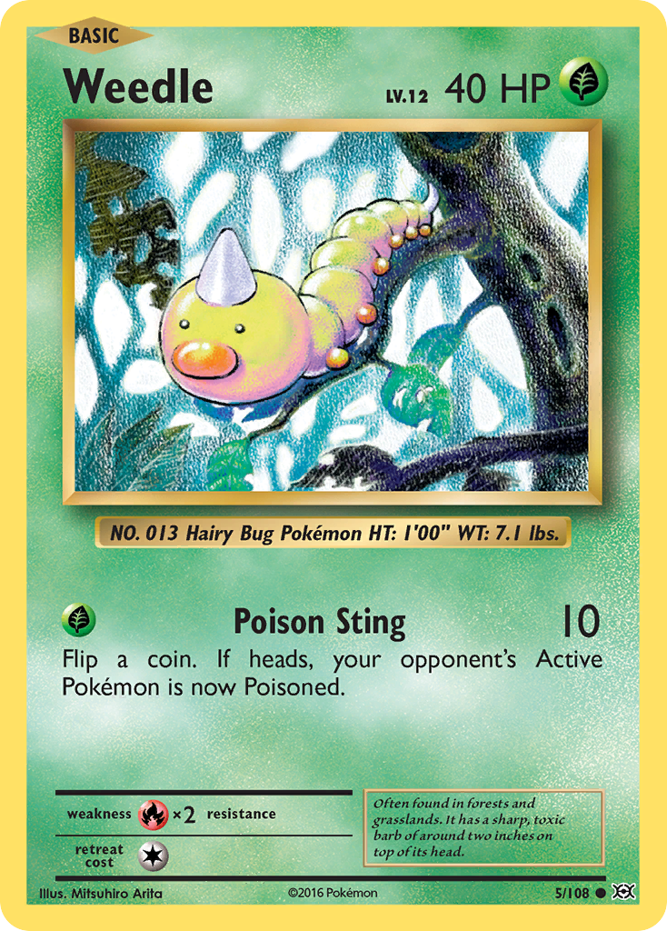 Weedle (5/108) [XY: Evolutions] | GnG Games