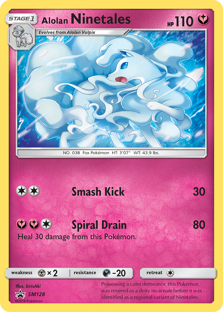 Alolan Ninetales (SM128) [Sun & Moon: Black Star Promos] | GnG Games