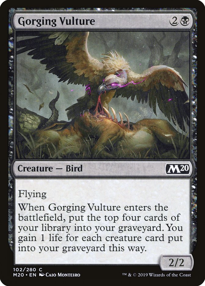 Gorging Vulture [Core Set 2020] | GnG Games