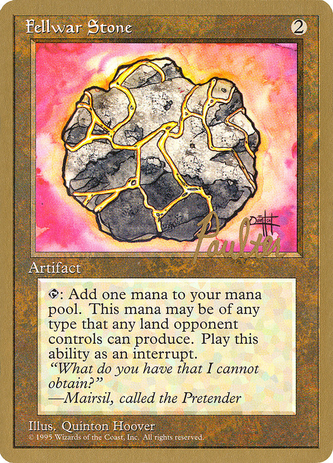 Fellwar Stone (Preston Poulter) [Pro Tour Collector Set] | GnG Games