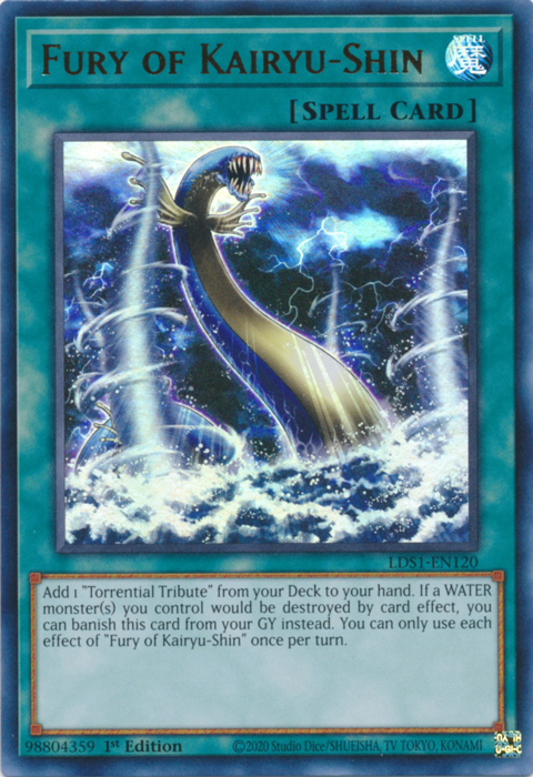 Fury of Kairyu-Shin [LDS1-EN120] Ultra Rare | GnG Games