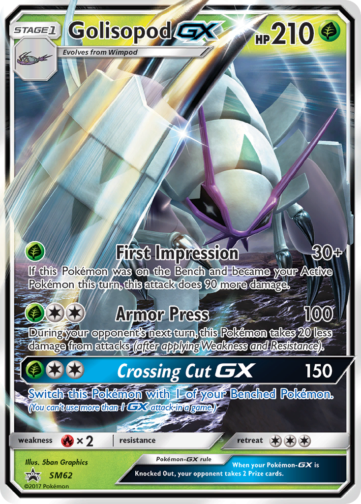 Golisopod GX (SM62) [Sun & Moon: Black Star Promos] | GnG Games