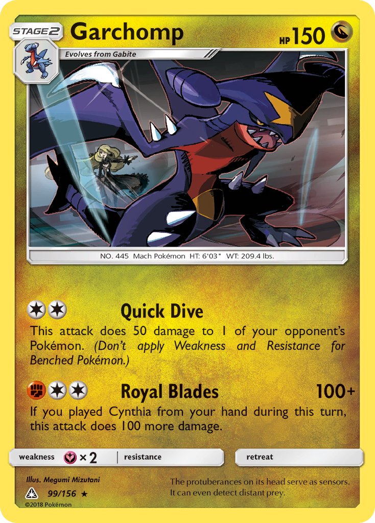Garchomp (99/156) (Cracked Ice Holo) (Theme Deck Exclusive) [Sun & Moon: Ultra Prism] | GnG Games