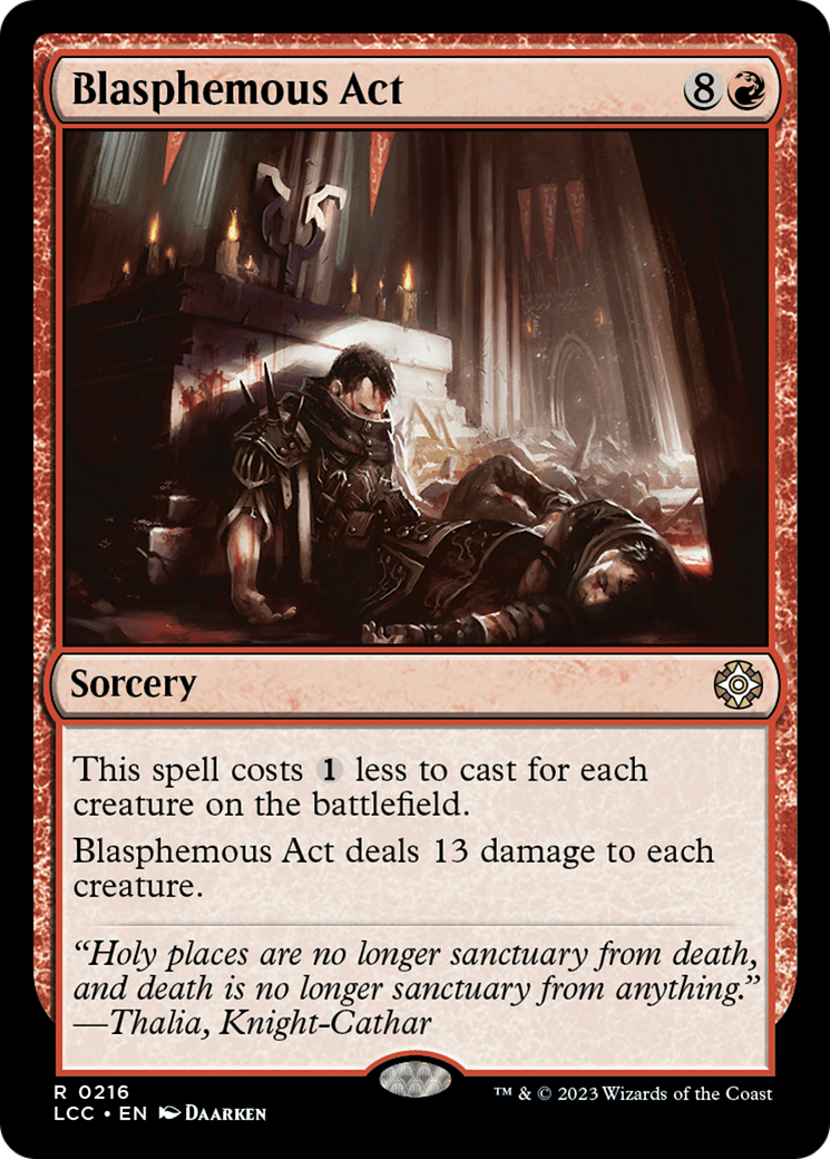 Blasphemous Act [The Lost Caverns of Ixalan Commander] | GnG Games