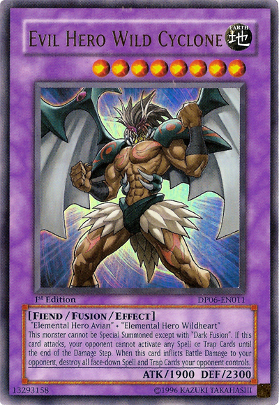 Evil Hero Wild Cyclone [DP06-EN011] Ultra Rare | GnG Games