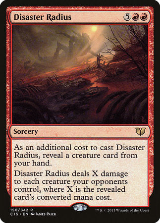 Disaster Radius [Commander 2015] | GnG Games