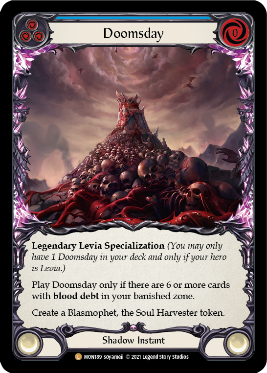 Doomsday (Cold Foil) [MON189-CF] 1st Edition Cold Foil | GnG Games