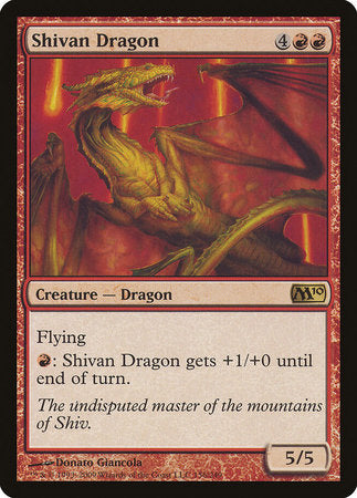 Shivan Dragon [Magic 2010] | GnG Games