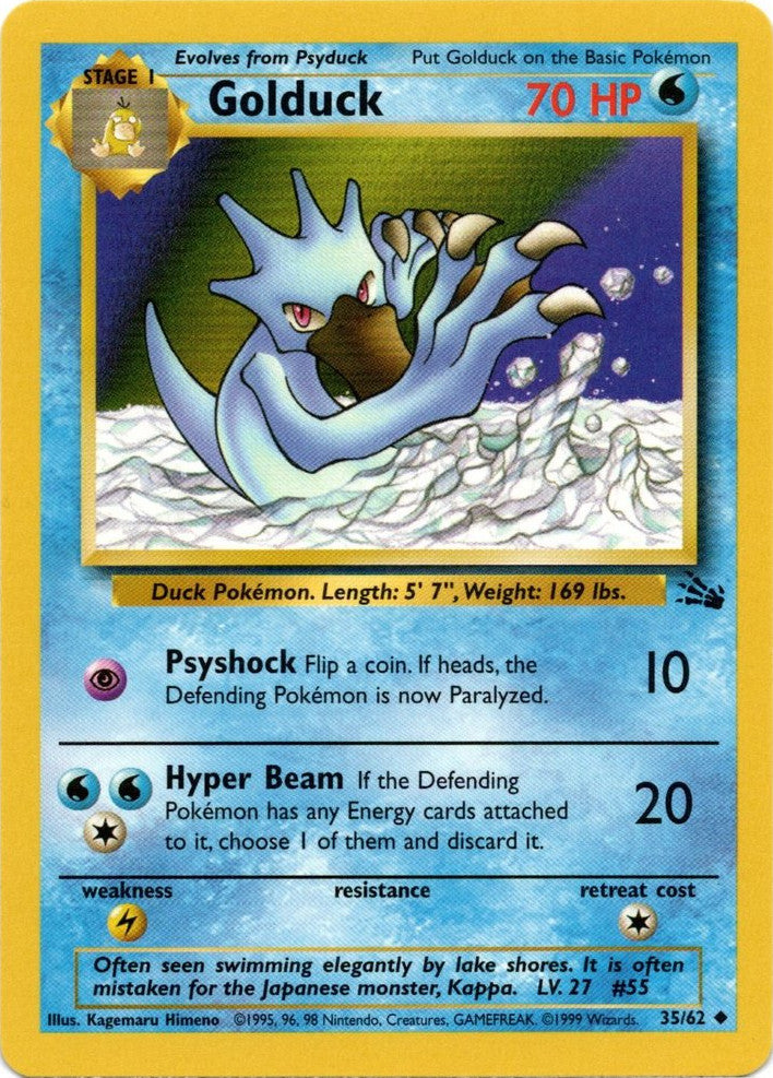 Golduck (35/62) [Fossil Unlimited] | GnG Games