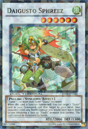 Daigusto Sphreez [DT06-EN040] Super Rare | GnG Games