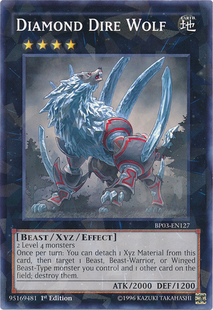 Diamond Dire Wolf (Shatterfoil) [BP03-EN127] Rare | GnG Games