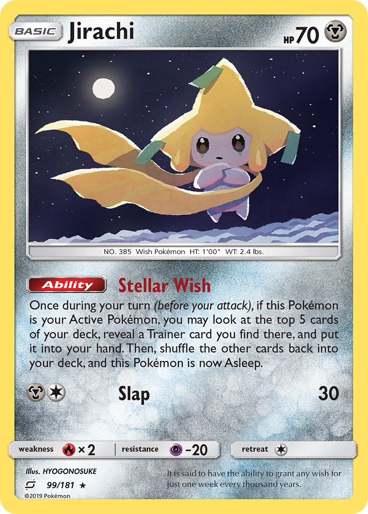 Jirachi (99/181) (Theme Deck Exclusive) [Sun & Moon: Team Up] | GnG Games