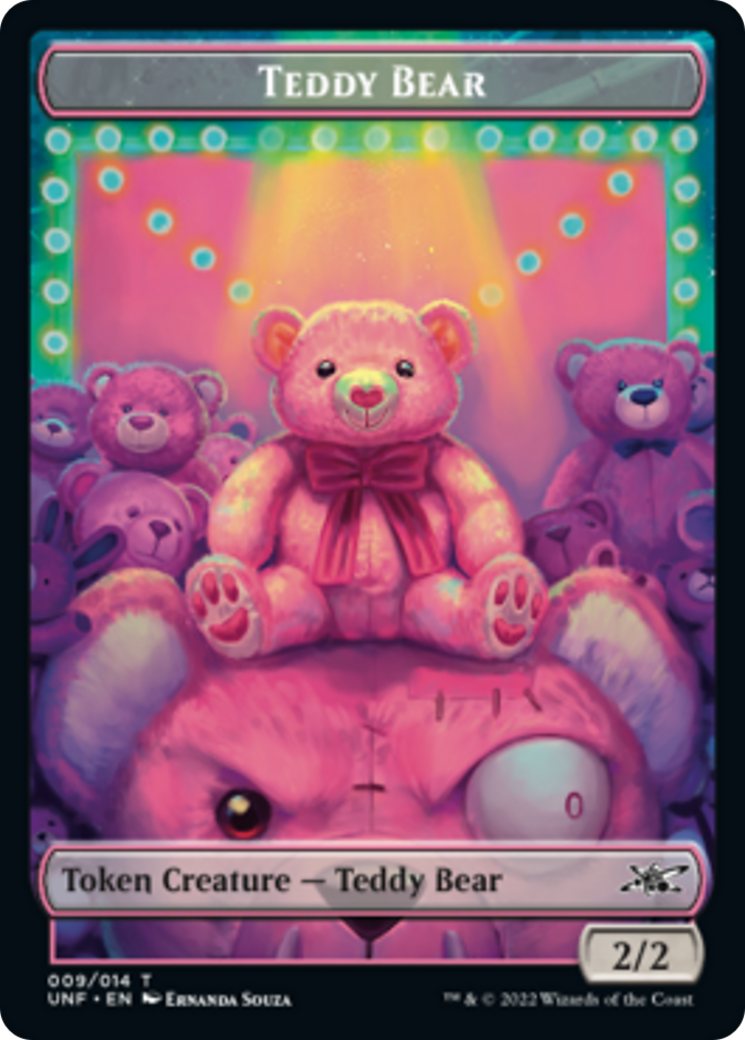 Teddy Bear // Food (011) Double-sided Token [Unfinity Tokens] | GnG Games