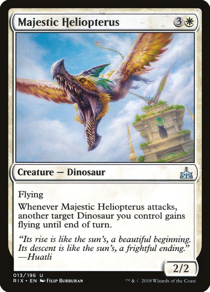 Majestic Heliopterus [Rivals of Ixalan] | GnG Games