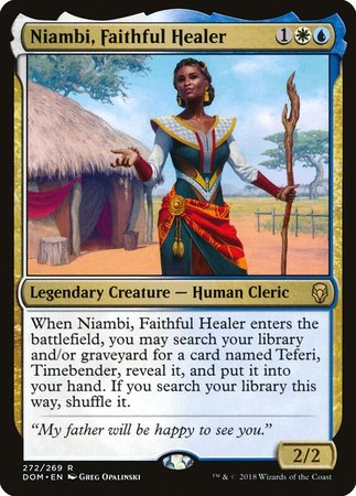 Niambi, Faithful Healer [Dominaria] | GnG Games