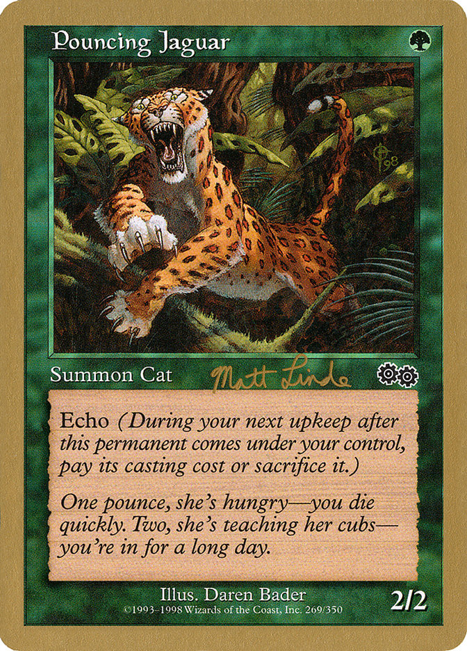 Pouncing Jaguar (Matt Linde) [World Championship Decks 1999] | GnG Games