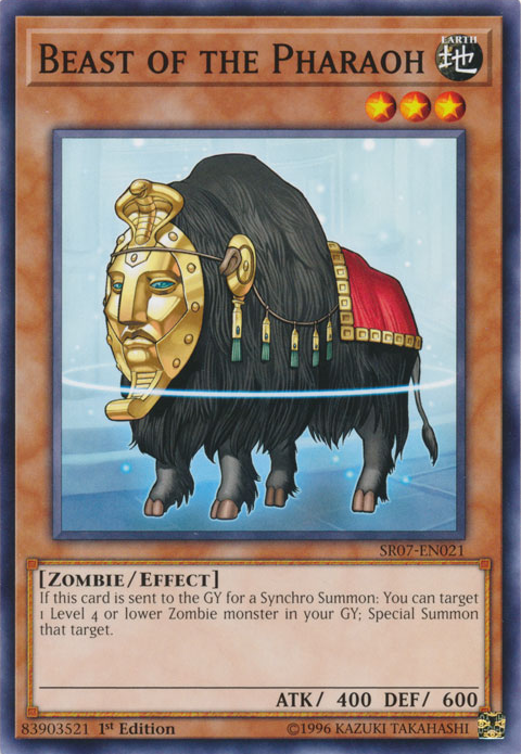 Beast of the Pharaoh [SR07-EN021] Common | GnG Games