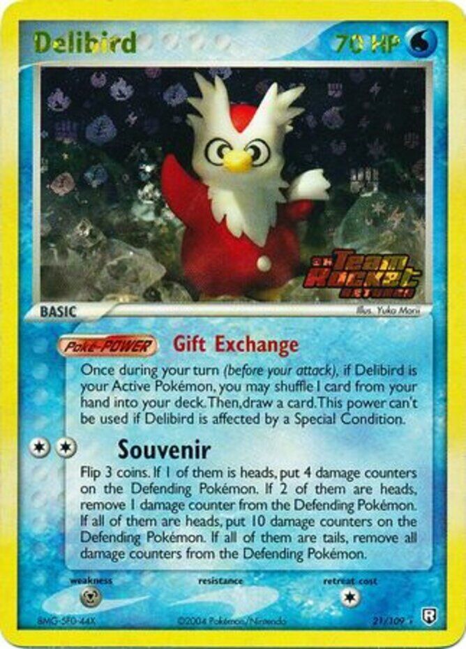 Delibird (21/109) (Stamped) [EX: Team Rocket Returns] | GnG Games