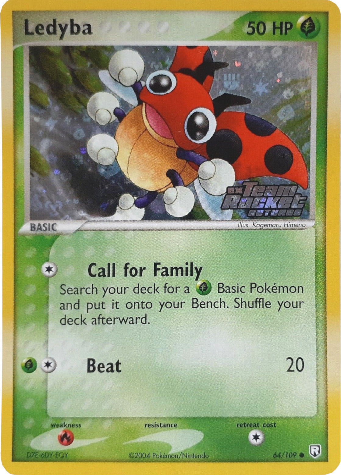 Ledyba (64/109) (Stamped) [EX: Team Rocket Returns] | GnG Games