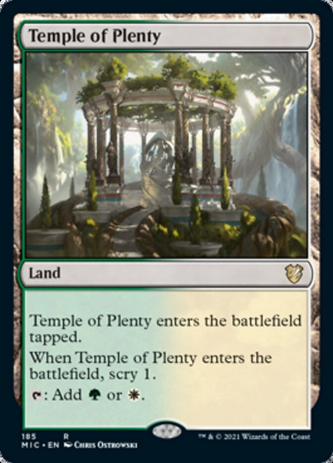 Temple of Plenty [Innistrad: Midnight Hunt Commander] | GnG Games