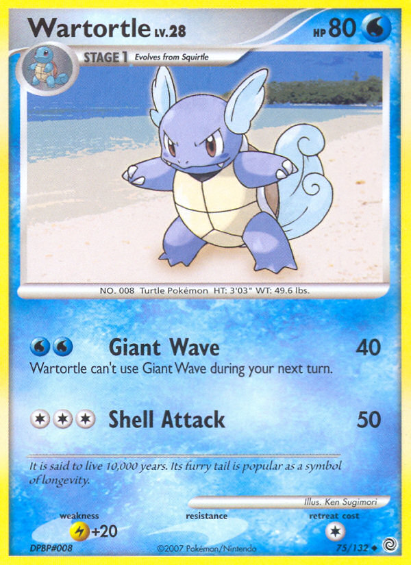 Wartortle (75/132) [Diamond & Pearl: Secret Wonders] | GnG Games