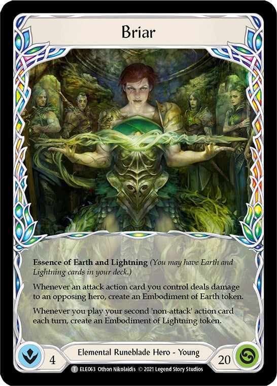 Briar, Warden of Thorns // Briar [ELE062 // ELE063] (Tales of Aria Unlimited) | GnG Games