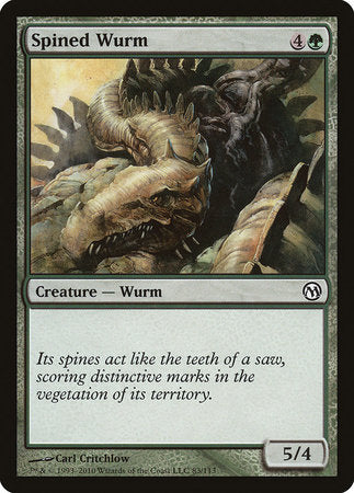 Spined Wurm [Duels of the Planeswalkers] | GnG Games