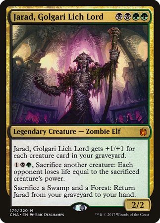 Jarad, Golgari Lich Lord [Commander Anthology] | GnG Games