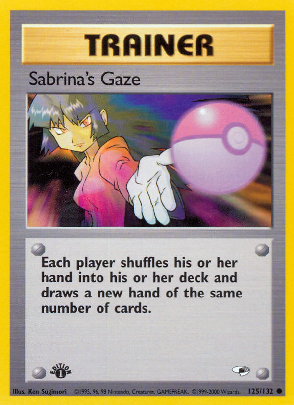 Sabrina's Gaze (125/132) [Gym Heroes 1st Edition] | GnG Games