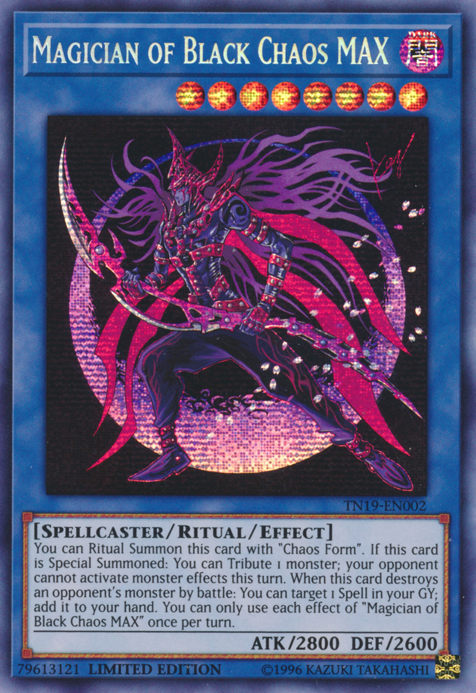 Magician of Black Chaos MAX [TN19-EN002] Prismatic Secret Rare | GnG Games