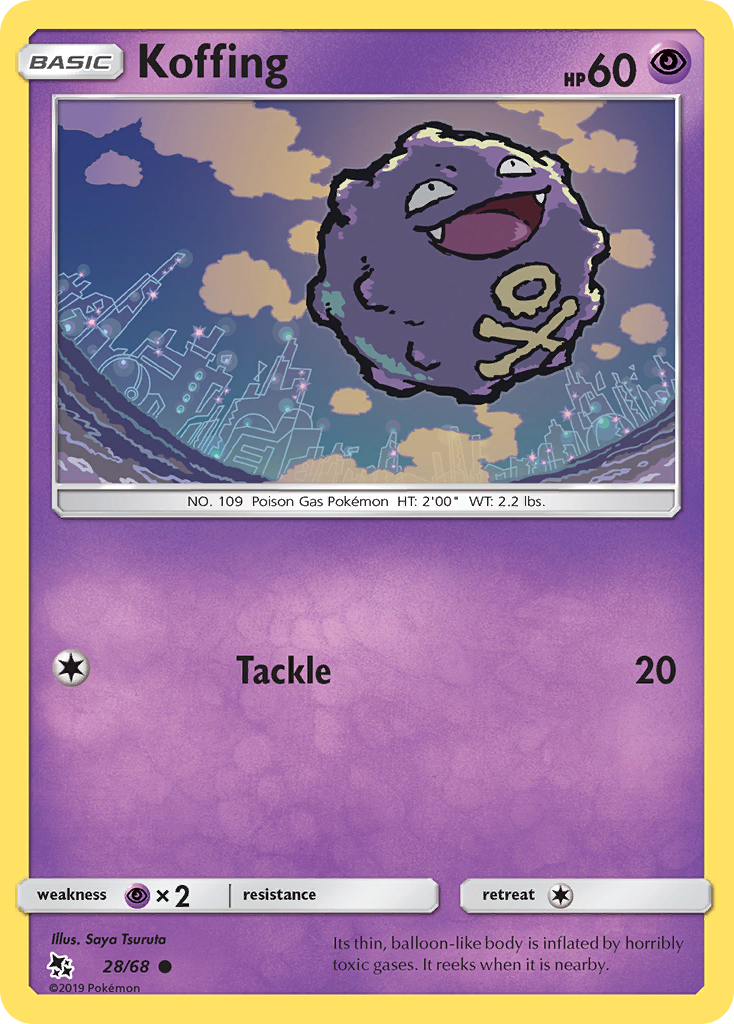 Koffing (28/68) [Sun & Moon: Hidden Fates] | GnG Games