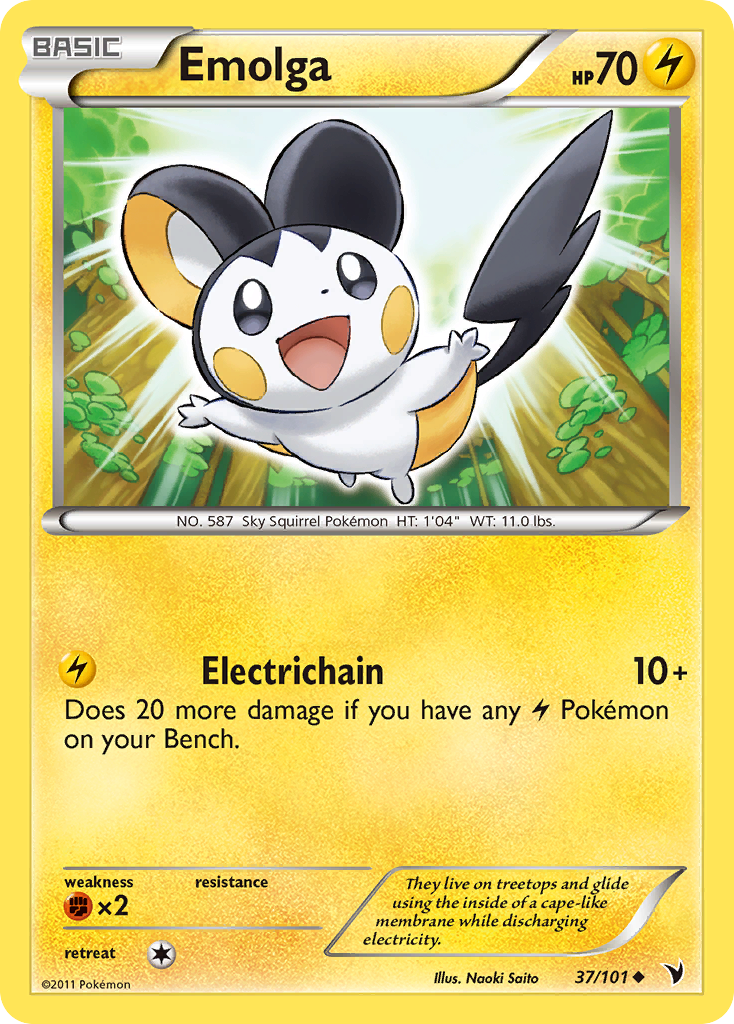 Emolga (37/101) [Black & White: Noble Victories] | GnG Games